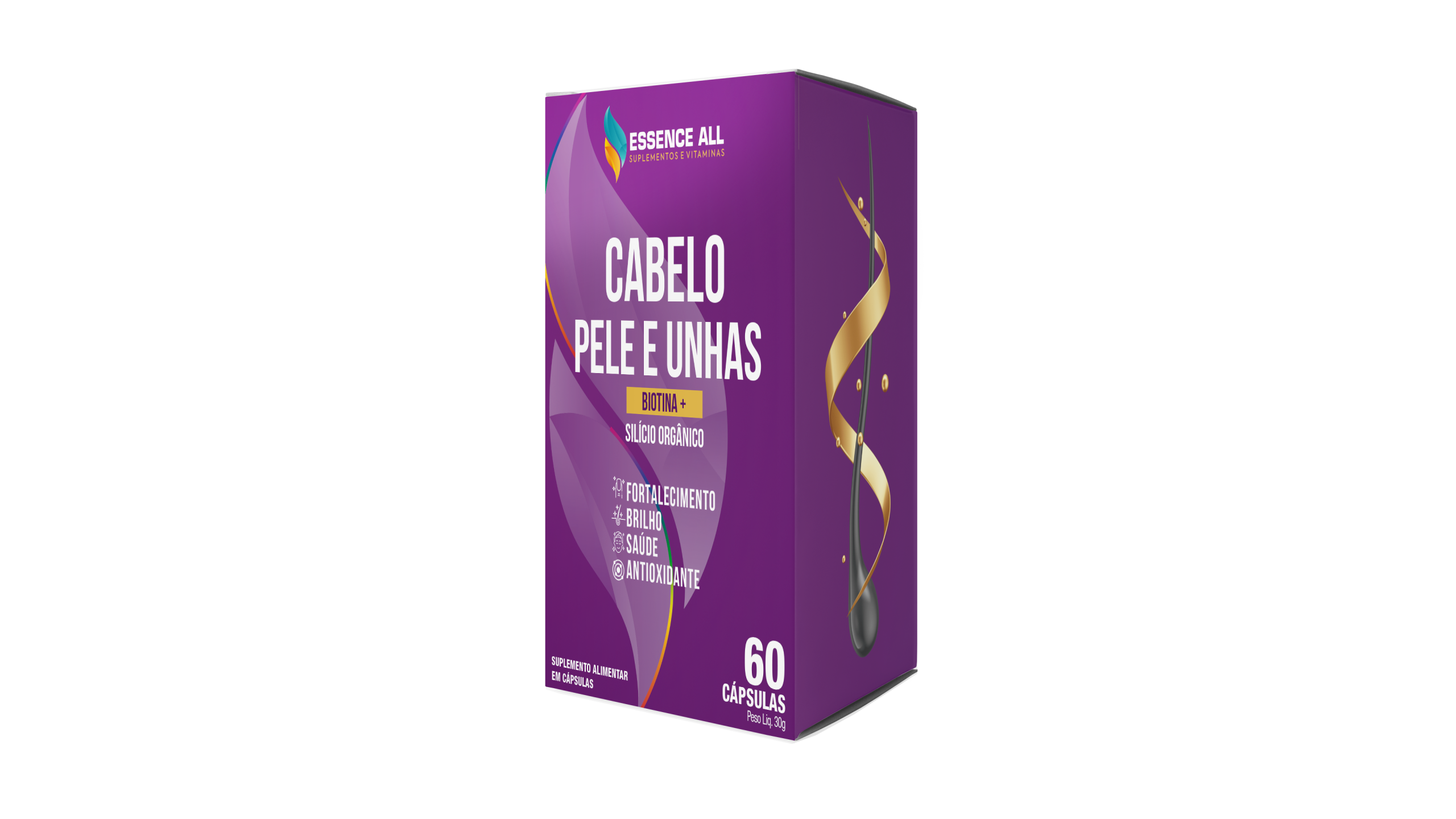 MOCKUP - EMBALAGEM - CABELO, PELE E UNHAS - ESSENCE ALL