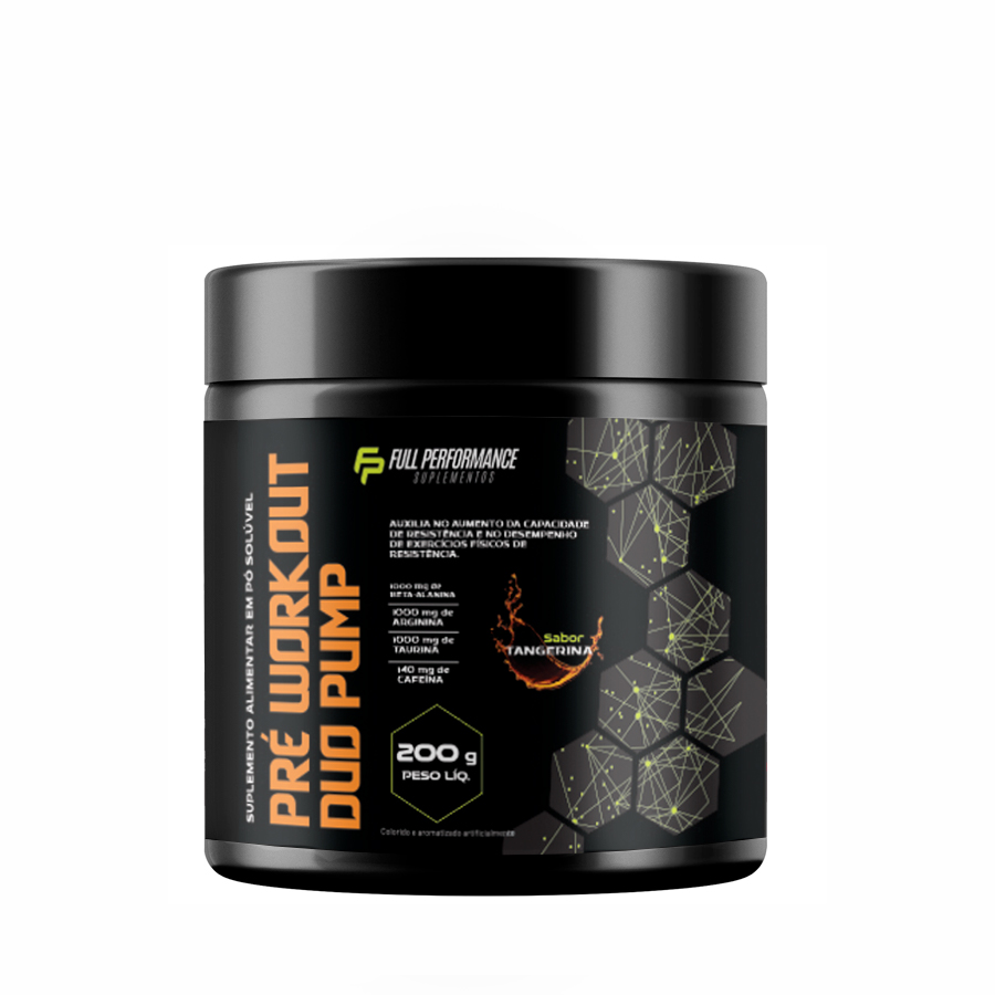 PRÉ TREINO TANGERINA COLORIDO 200G