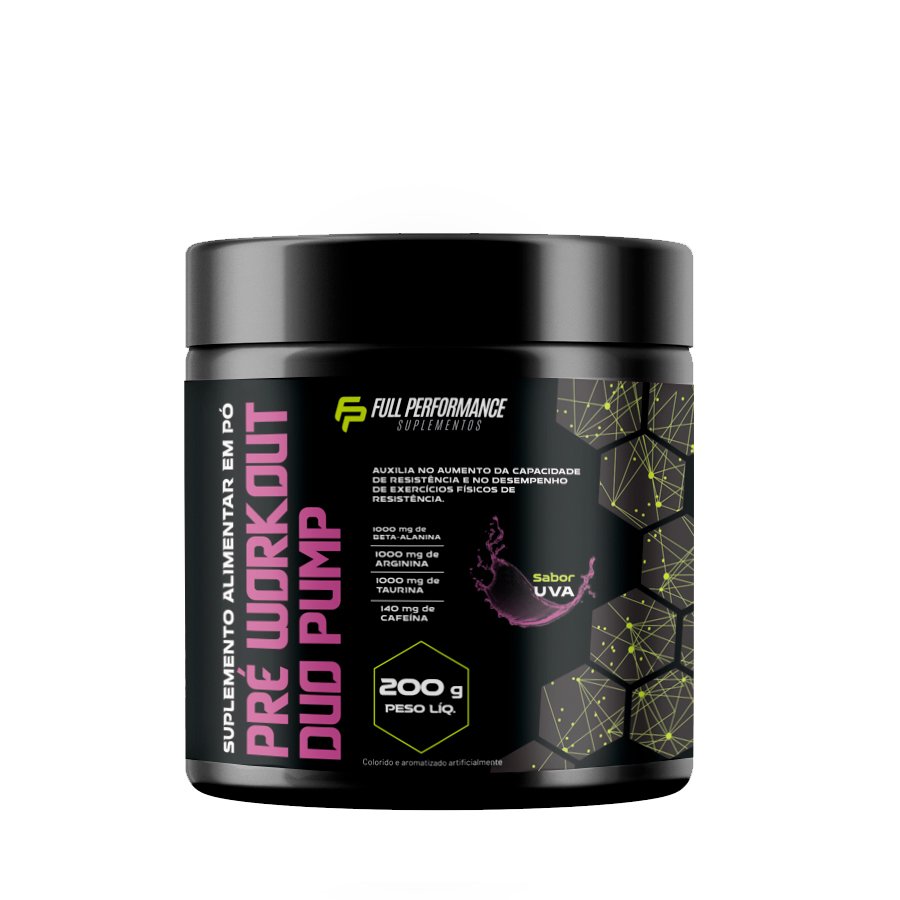 PRÉ TREINO UVA COLORIDO 200G
